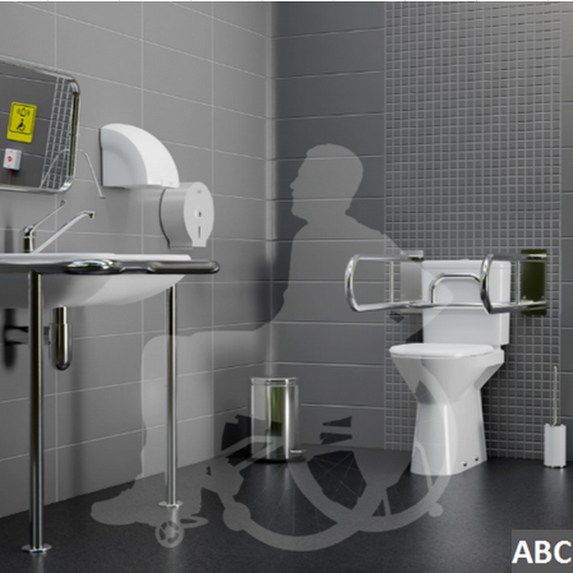 Обустройство санитарных комнат и санузлов для людей с физическими нарушениями