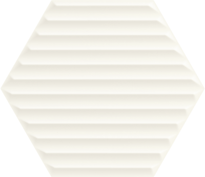 Woodskin Bianco Heksagon Struktura B Ściana