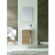 122913 ELEGANCE Pack Комплект меблів 45 Sandy Walnut (тумба+раков.+дзерк)(1уп) (1 сорт)