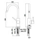 LIG078CR LIGHT Змішувач для раковини, без донного клапану, хром (1 сорт)
