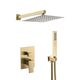 Душова система VBI LORENO BRUSHED GOLD прихованого монтажу