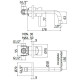 LIG006ST70 LIGHT Змішувач раковини, вилив 175 мм, сталь (1 сорт)