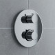 LIQ019CR Light exclusive Змішувач для душу на 3 споживачі, термостатичний, хром (1 сорт)