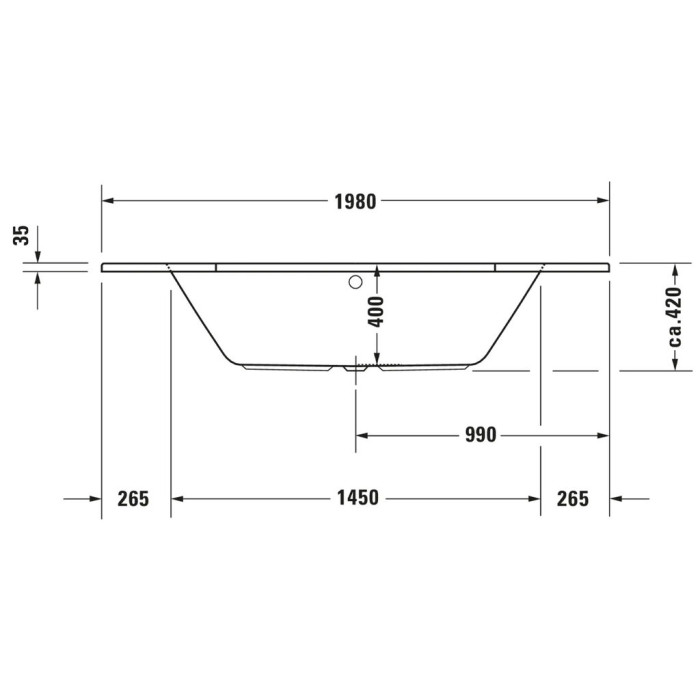 700137000000000 D-code  Ванна 1400x1400mm (1 сорт)