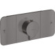 45712340 AXM Axor One Зовнішня частина термостата, Brushed Black Chrome (1 сорт)