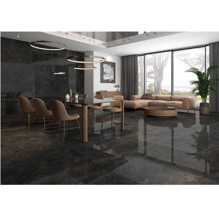 JURASSIC BLACK POLISHED LUX RECT. (1 сорт)