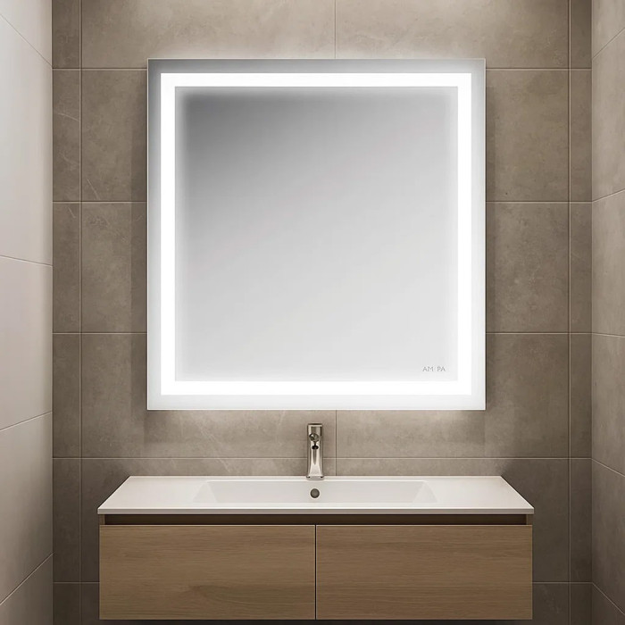 M91AMOX0651WG38 Gem, дзеркало настінне з контурним LED-підсвічуванням, 65 см (1 сорт)