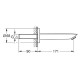 13255001 Bau Cosmopolitan вилив для ванни (1 сорт)