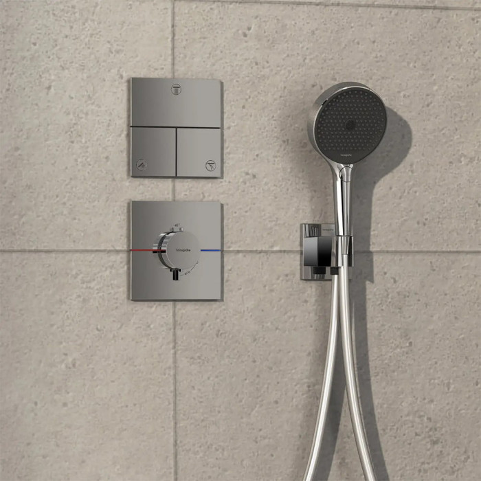 15573000 HG ShowerSelect Comfort E Перемикач режимів прихованого монтажу на 3 режими, хром (1 сорт)
