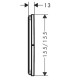 15573000 HG ShowerSelect Comfort E Перемикач режимів прихованого монтажу на 3 режими, хром (1 сорт)