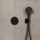 15554670 HG ShowerSelect Comfort S Зовнішня частина термостата на 2 споживачі, чорний матовий (1 сорт)