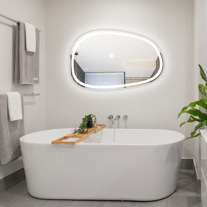 5416090 Style Асиметричне дзеркало 900х600 з LED підсвіткою та тачсенсором (1 сорт)