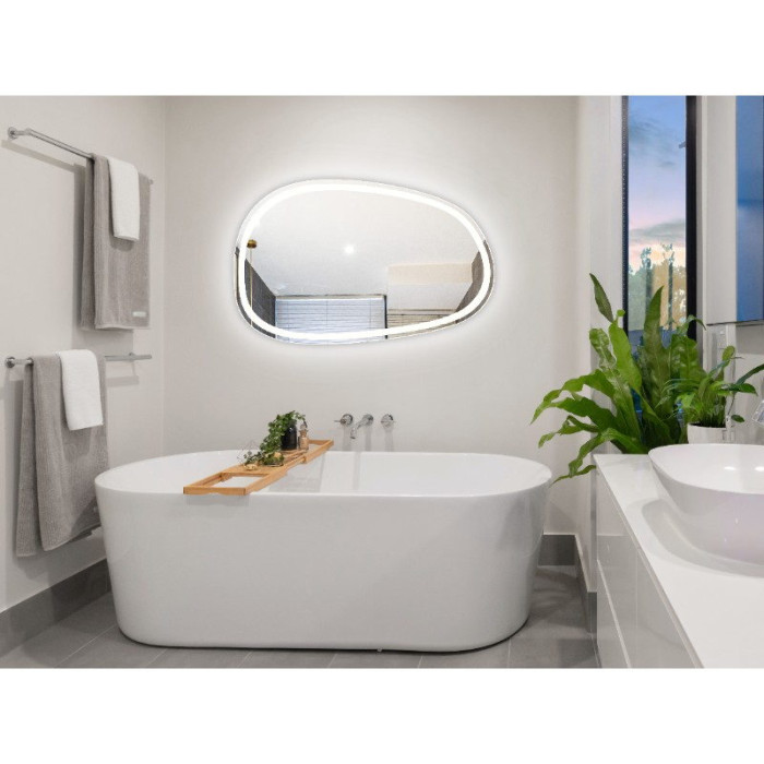 5415100 Style Дзеркало 1000х650 асиметричне, з тачсенсором та LED підсвідкою (1 сорт)