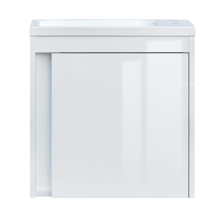 063050W SMALL Тумба 50 з умивальником, білий глянець (1 сорт)
