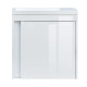 063050W SMALL Тумба 50 з умивальником, білий глянець (1 сорт)