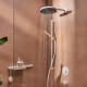 15554700 HG ShowerSelect Comfort S Зовнішня частина термостата на 2 споживачі, білий матовий (1 сорт)
