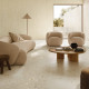FL08BAC I CEMENTI IVORY CIOTTOLO SQ. 120X60 (1 сорт)