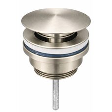 Донний клапан для раковини VBI NICKEL click-clack універсальний