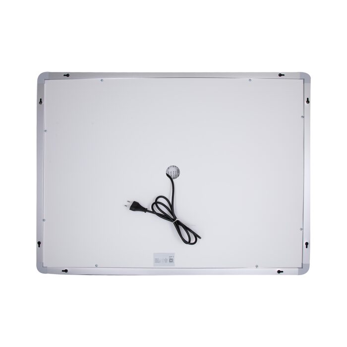 Дзеркало Qtap Mideya (DC-F904) 800х600 з LED-підсвічуванням Touch, з димером, рег. яскравості QT2078F904W