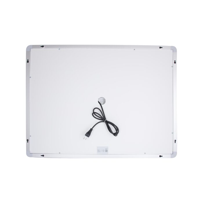 Дзеркало Qtap Mideya (DC-F908) 800х600 з LED-підсвічуванням Touch, з димером, рег. яскравості QT2078F908W