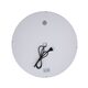 Дзеркало Qtap Mideya (DC-F803) R600 з LED-підсвічуванням Touch, з антизапотіванням, з годинником, димером, рег. яскравості QT2078F803W