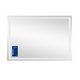 Дзеркало Qtap Mideya (DC-F613) 1200х800 з LED-підсвічуванням Touch, з антизапотіванням, з годинником, димером, рег. яскравості QT2078F613W