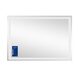 Дзеркало Qtap Mideya (DC-F613) 1200х800 з LED-підсвічуванням Touch, з антизапотіванням, з годинником, димером, рег. яскравості QT2078F613W