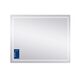 Дзеркало Qtap Mideya (DC-F910) 1000х800 з LED-підсвічуванням Touch, з антизапотіванням, з годинником, димером, рег. яскравості QT2078F910W