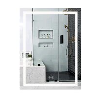 Дзеркало Qtap Mideya (MI1) 600х800 з LED-підсвічуванням Touch, з антизапотіванням, димером QT2078F937W