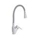 Змішувач для кухні Lidz Tani 007F3 з гнучким виливом (k40) LDTAN007F3GCR31869 Chrome/Grey