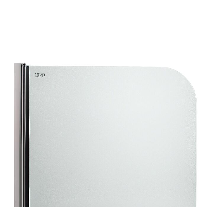 Штора на ванну Qtap Standard CRM407513APL скло Pear 6 мм, 75х140 см, ліва