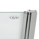 Штора на ванну Qtap Standard CRM407513APR скло Pear 6 мм, 75х140 см, права