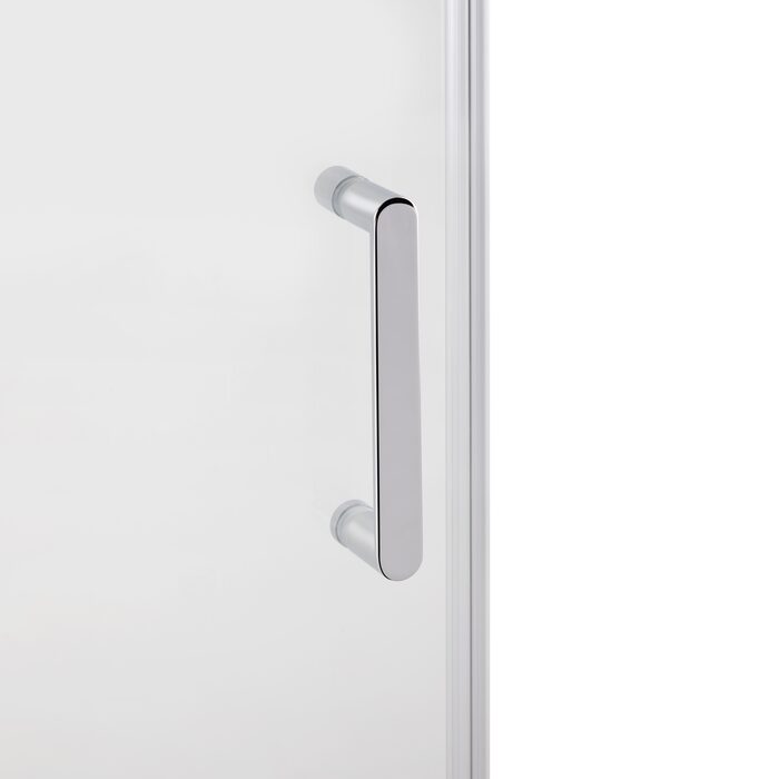 Душові двері в нішу Qtap Taurus CRM201-11.C6 97-108x200 см, скло Clear 6 мм, покриття CalcLess