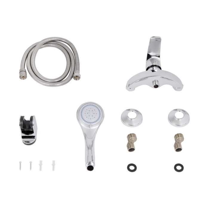 Змішувач для душу Lidz Mars 010 (з душовим гарнітуром) (k40) LDMAR010CRM34892 Chrome