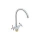 Змішувач для кухні Lidz Lamb 278F двохвентильний LDLAM278FCRM35071 Chrome