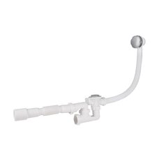 Сифон для ванни Lidz (WHI) 60 03 V002 01 з ревізією (вихід 50 мм)