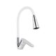 Змішувач для кухні Lidz Tani 008F3 з гнучким виливом (k40) LDTAN008F3WCR37037 White / Chrome