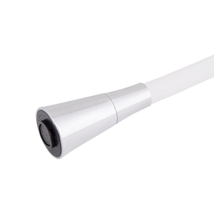 Змішувач для кухні Lidz Tani 008F3 з гнучким виливом (k40) LDTAN008F3WCR37037 White / Chrome