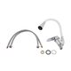 Змішувач для кухні Lidz Tani 008F3 з гнучким виливом (k40) LDTAN008F3WCR37037 White / Chrome