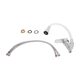 Змішувач для кухні Lidz Tani 008F3 з гнучким виливом (k40) LDTAN008F3WCR37037 White / Chrome