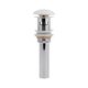 Донний клапан для раковини Qtap PU02O 225х70х70 White з переливом