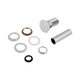 Донний клапан для раковини Qtap PU02O 225х70х70 White з переливом