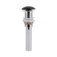 Донний клапан для раковини Qtap PU03 225х70х70 Matt black