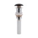 Донний клапан для раковини Qtap PU03 225х70х70 Matt black