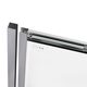 Душові двері в нішу Qtap Taurus CRM201-11.C6 110-120x200 см, скло Clear 6 мм, покриття CalcLess