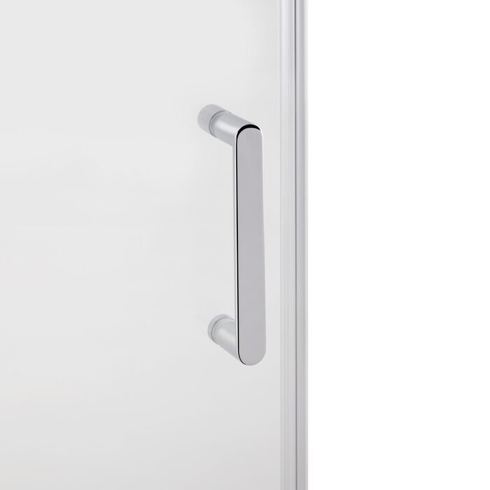 Душові двері в нішу Qtap Taurus CRM201-11.C6 110-120x200 см, скло Clear 6 мм, покриття CalcLess