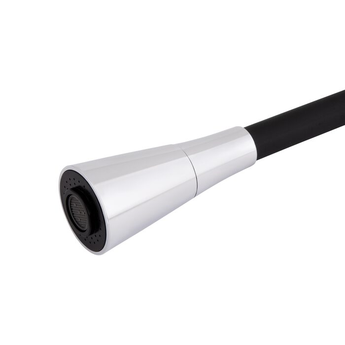 Змішувач для кухні Lidz Tani 008F3 з гнучким виливом (k40) LDTAN008F3BCR39484 Black / Chrome