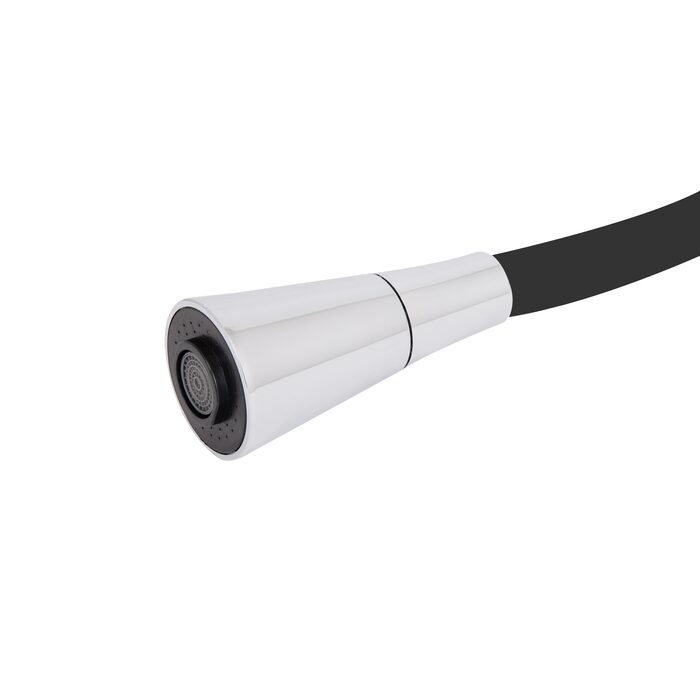 Змішувач для кухні Lidz Tani 008F3 з гнучким виливом (k40) LDTAN008F3BCR39484 Black / Chrome