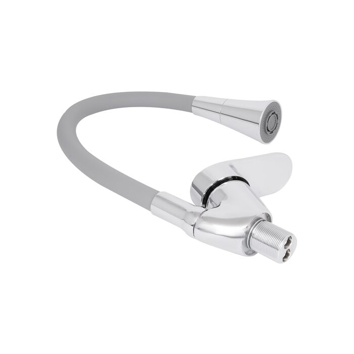 Змішувач для кухні Lidz Tani 008F3 з гнучким виливом (k40) LDTAN008F3GCR39507 Grey / Chrome