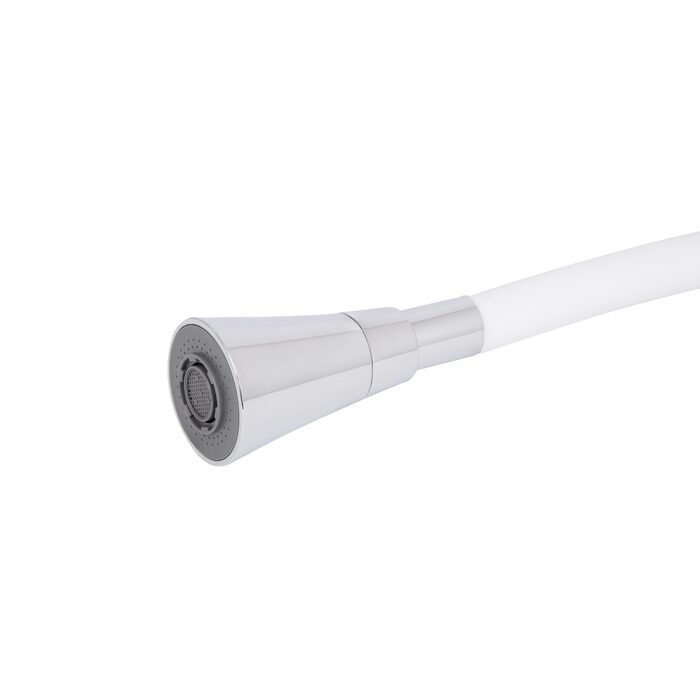 Змішувач для кухні Lidz Tani 007F3 з гнучким виливом (k40) LDTAN007F3WCR40423 White / Chrome